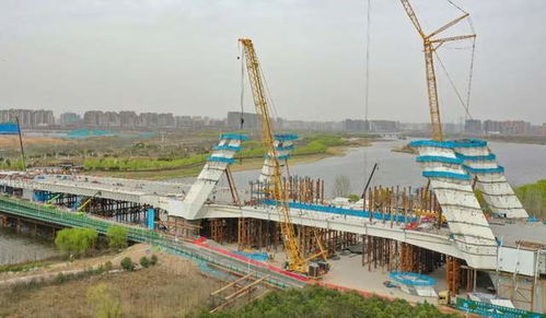 长桥卧波势如虹 西安 咸阳一体化发展示范性工程之渭河高新大桥